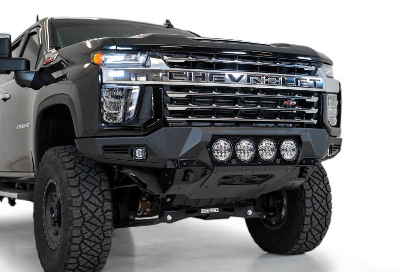 Chevrolet 3500 Bumper - Front - Addictive Desert Designs - Bomber - Hammer Black - `20-`23